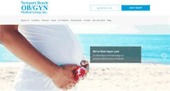 Desktop Screenshot of nb-obgyn.com